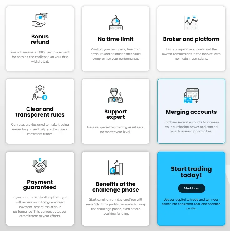 Wall Street Funded 1 screen