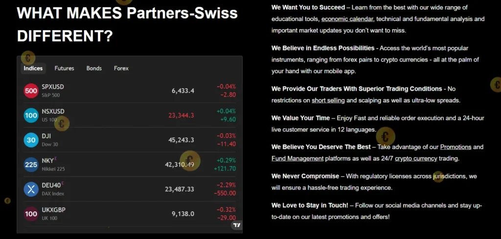 Partners Swiss 1 screen