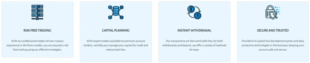 Provident Fx Capital 1 screen