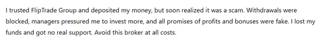 FlipTrade Group 3 screen