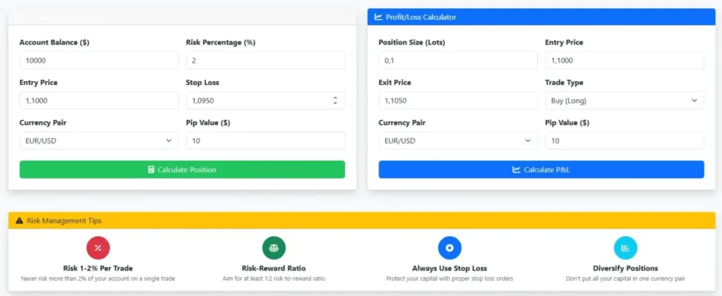 Green Trust Trades 2 screen