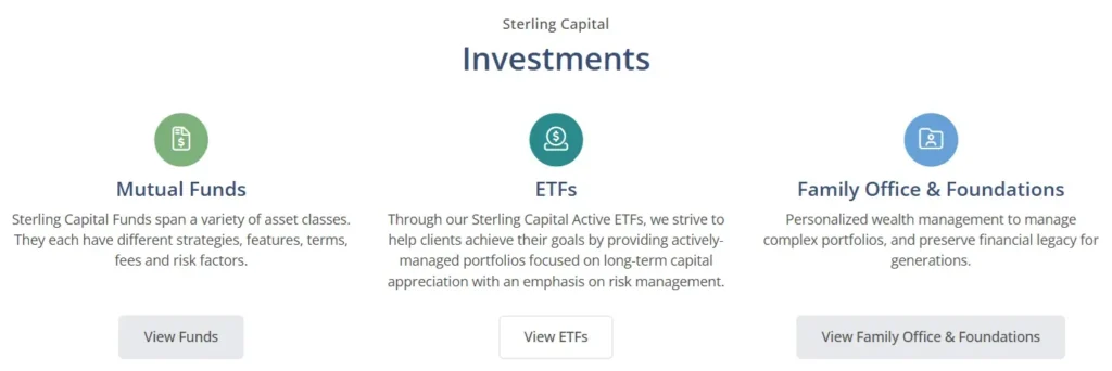 Sterling Capital 1 screen