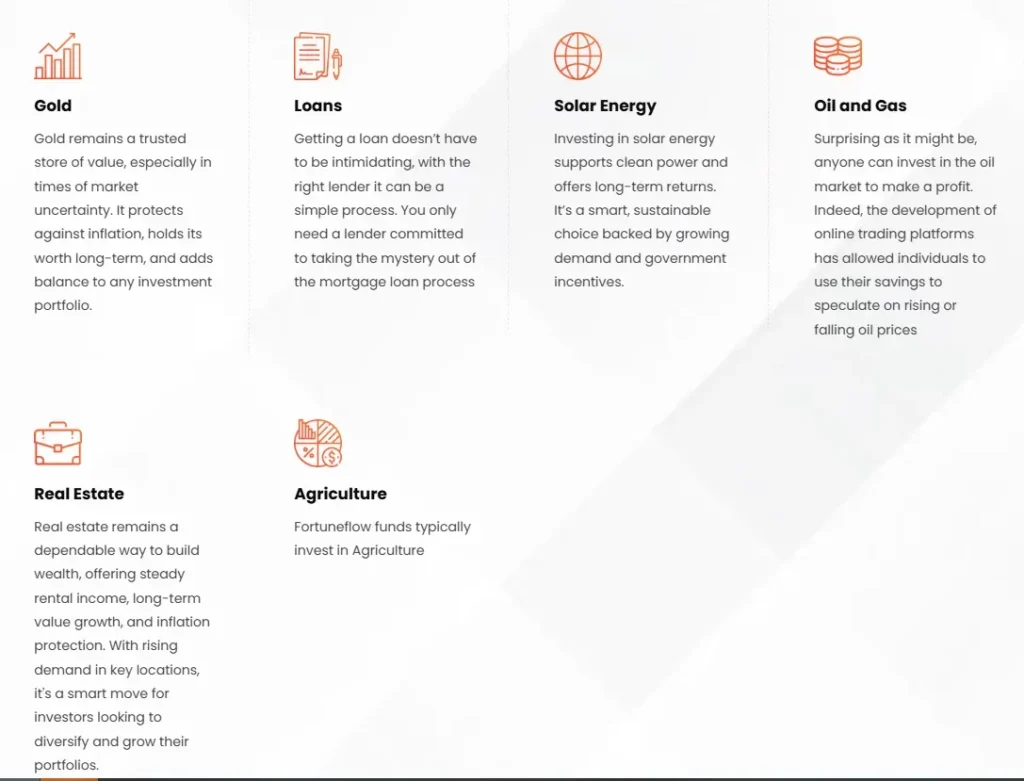 Fortune Flow 1 screen