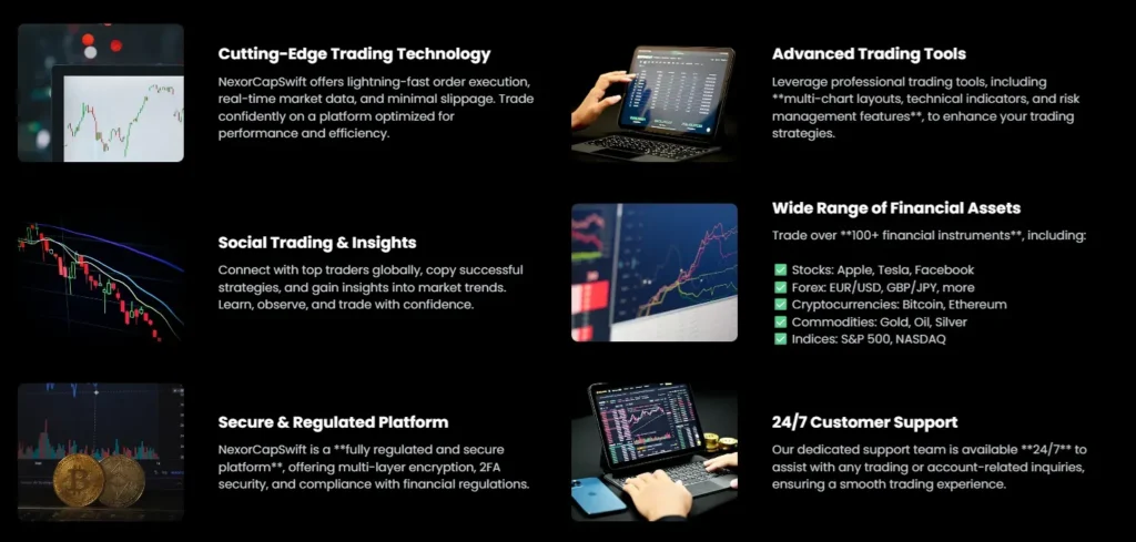 NexorCapSwift 1 screen