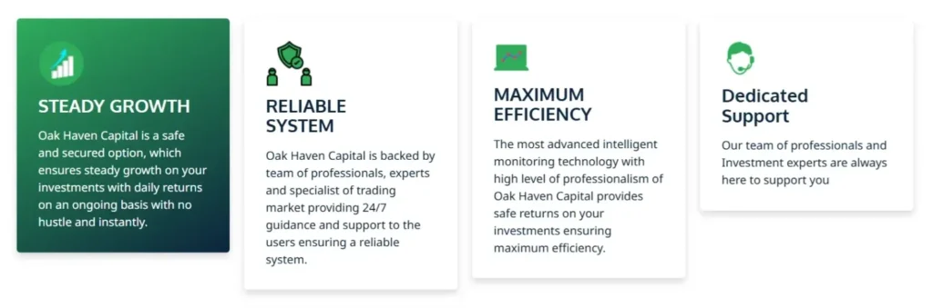 Oak Haven Capital 2 screen