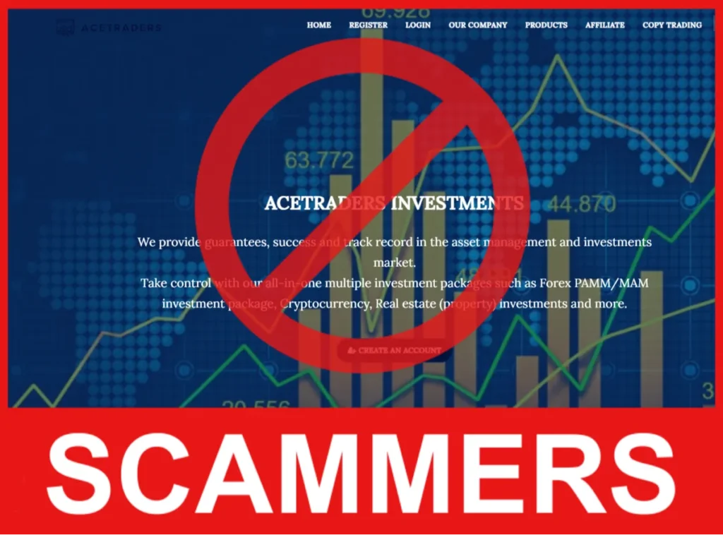 AceTraders face screen