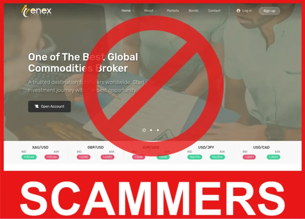 ENEX Capital face screen