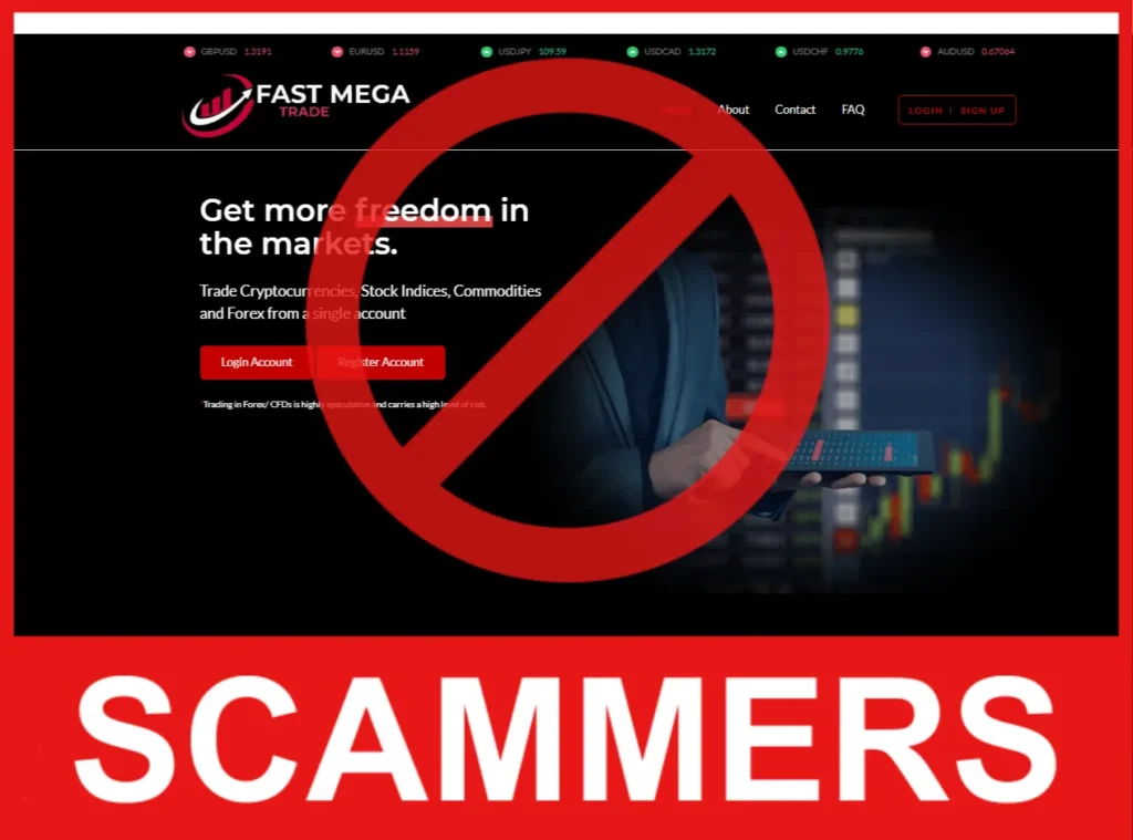 Fast Mega Trade face screen