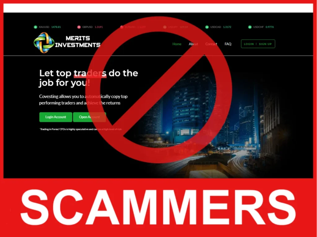 MERITS INVESTMENTS face screen