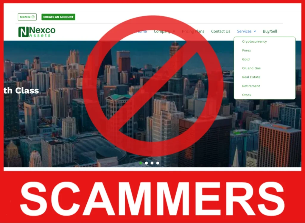 Nexco Assets face screen