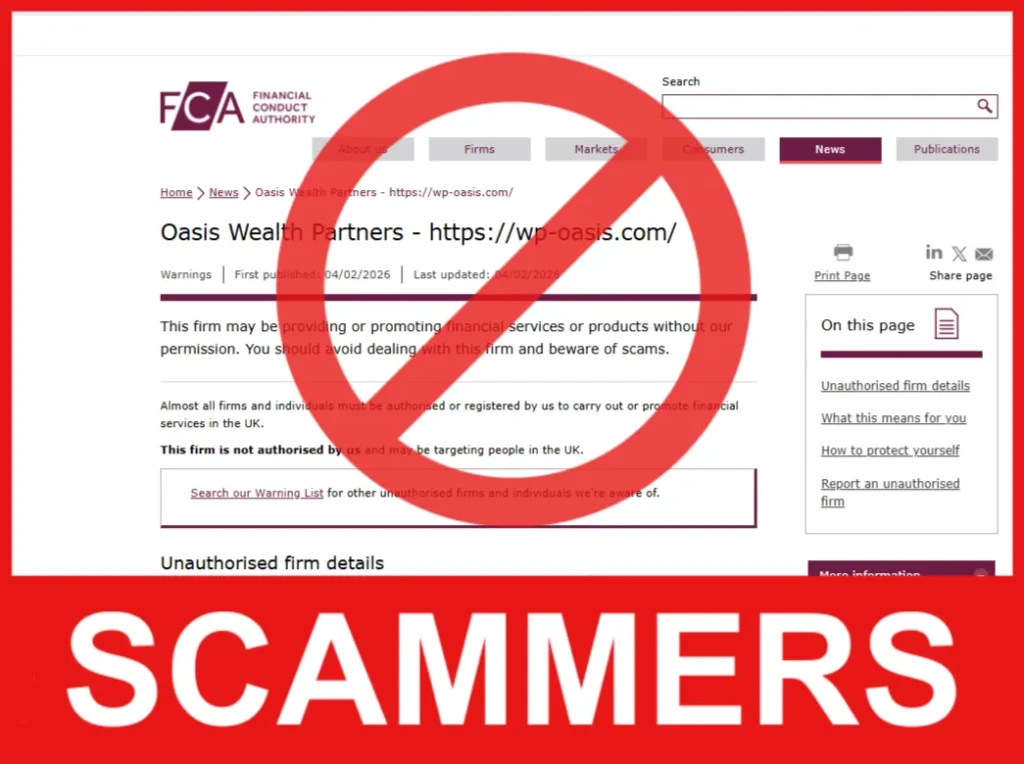 Oasis Wealth Partners face screen