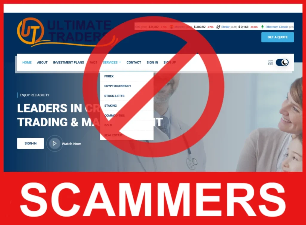 Ultimate Traders face screen