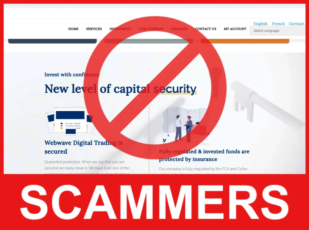 Webwave Digital Trading face screen