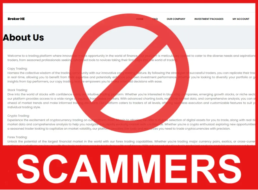 Broker HE face screen