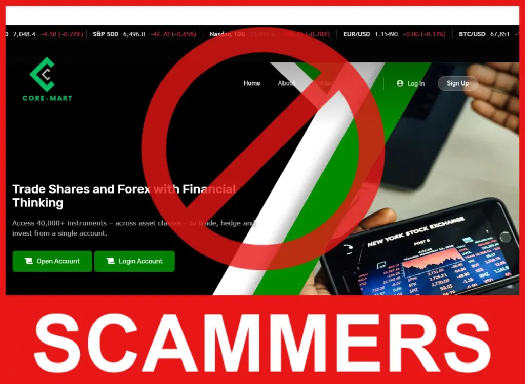 Core Mart face screen