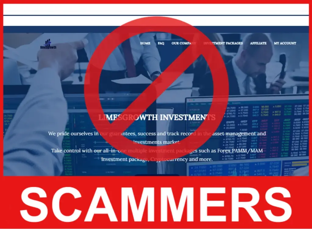 Limesgrowth Investments face screen