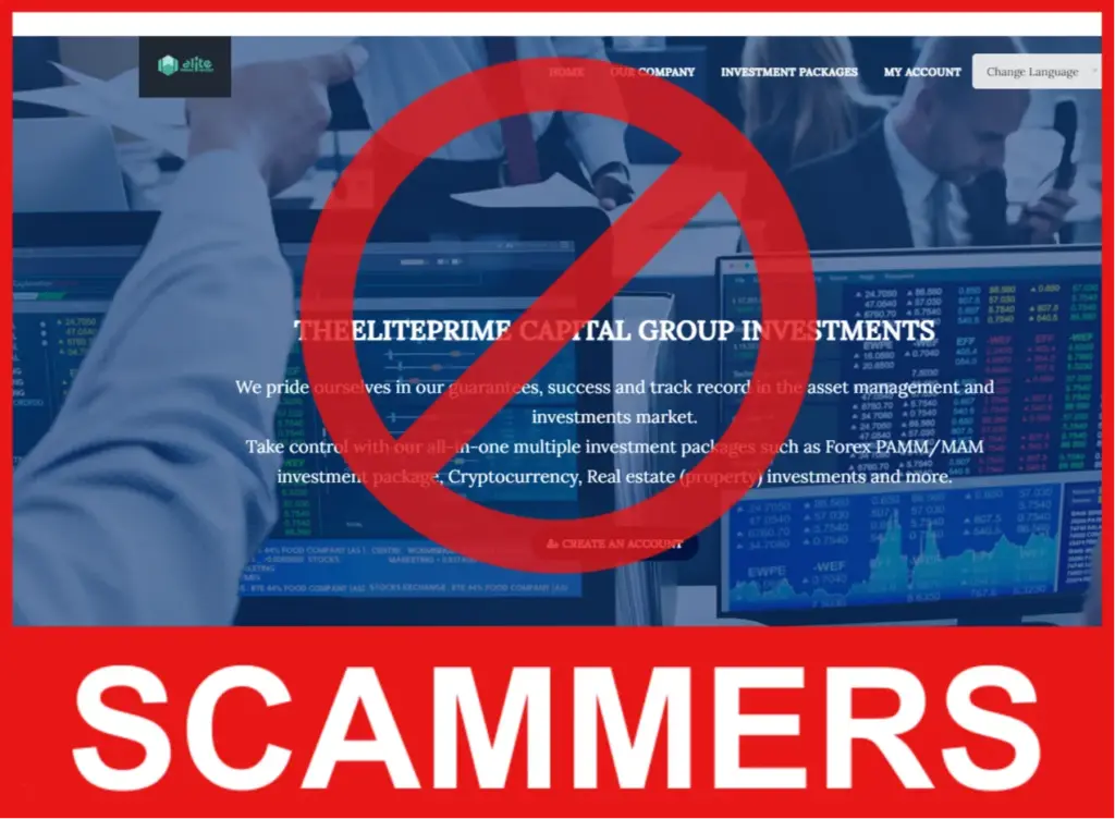 TheElitePrime Capital Group face screen