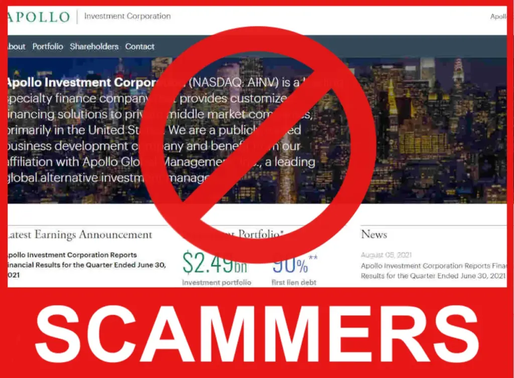 Apollo Invest SA face screen