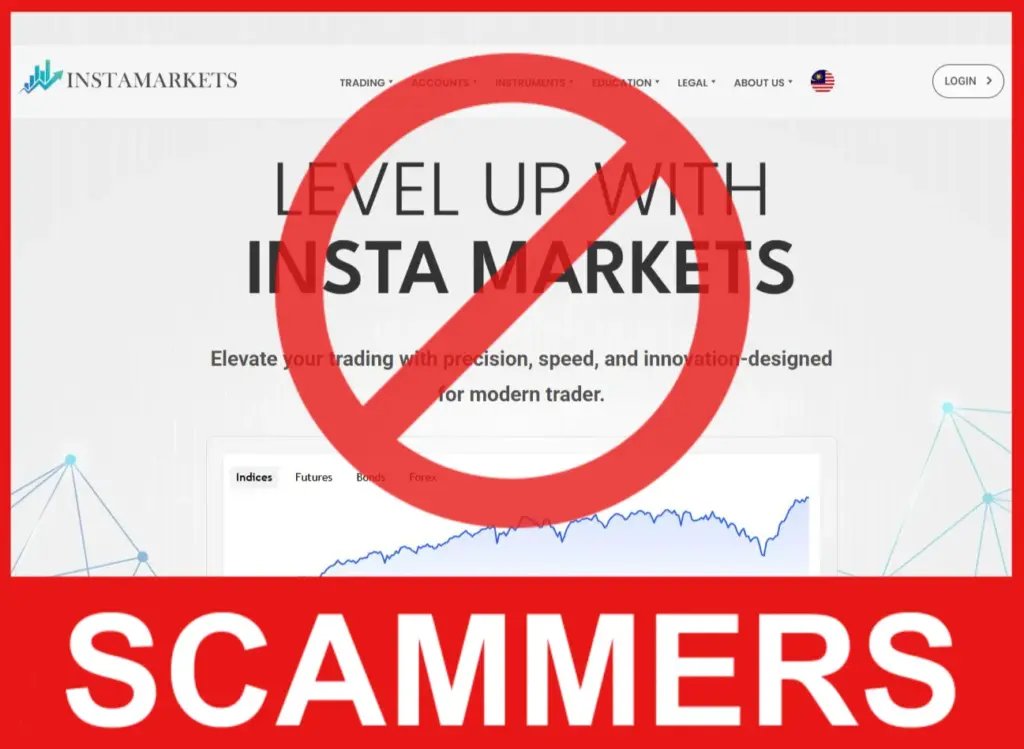 InstaMarkets face screen