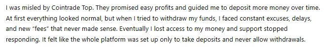 Cointrade Top 1 screen
