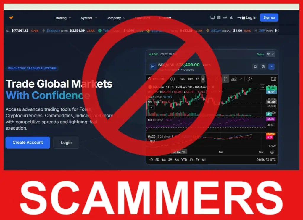 Market Flow face screen