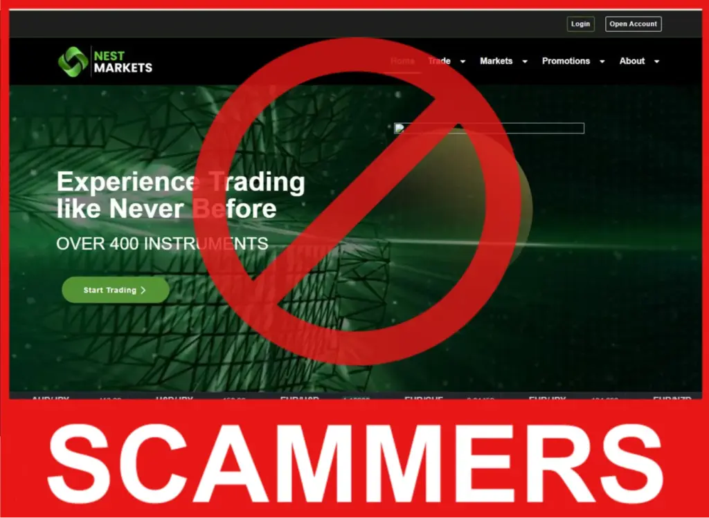 Nest Markets face screen