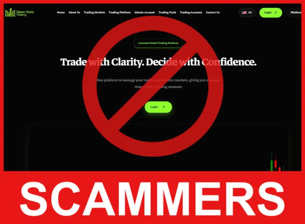 Open Gate Trading face screen