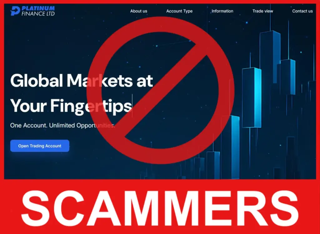 Platinum Finance Ltd face screen