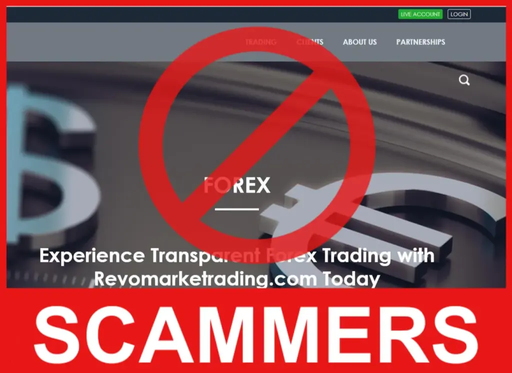 Revomarketrading face screen