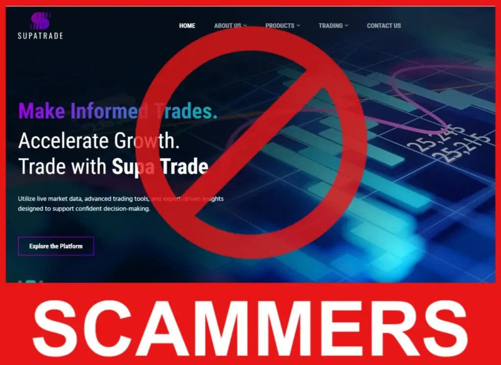 Supa Trade face screen