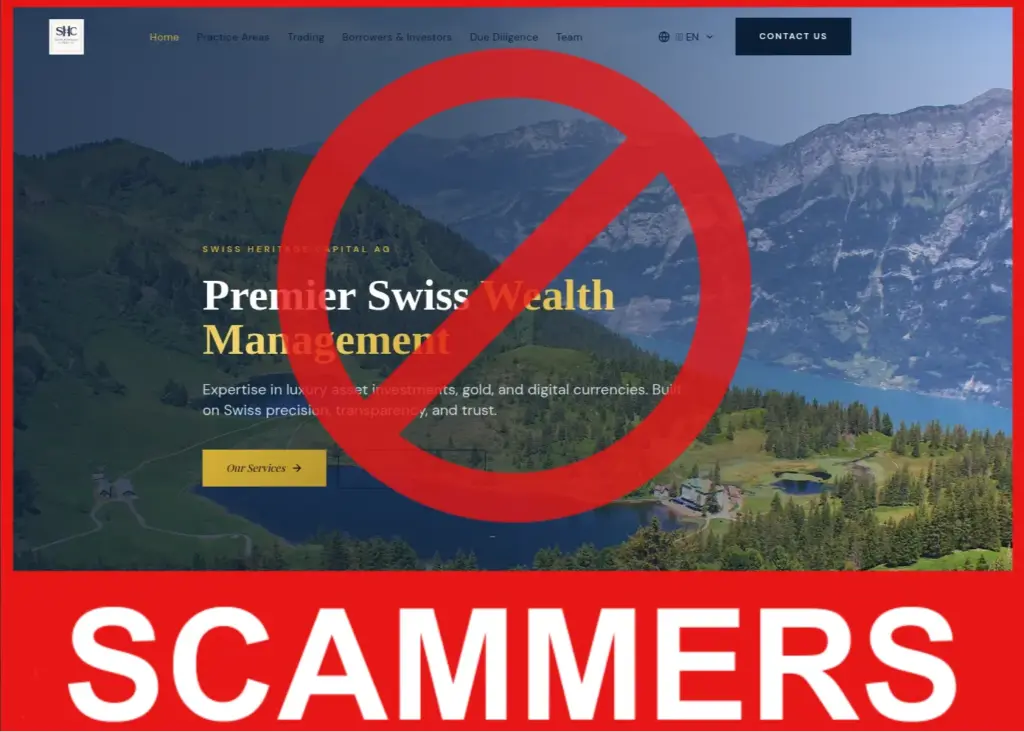 Swissheritagecapital face screen