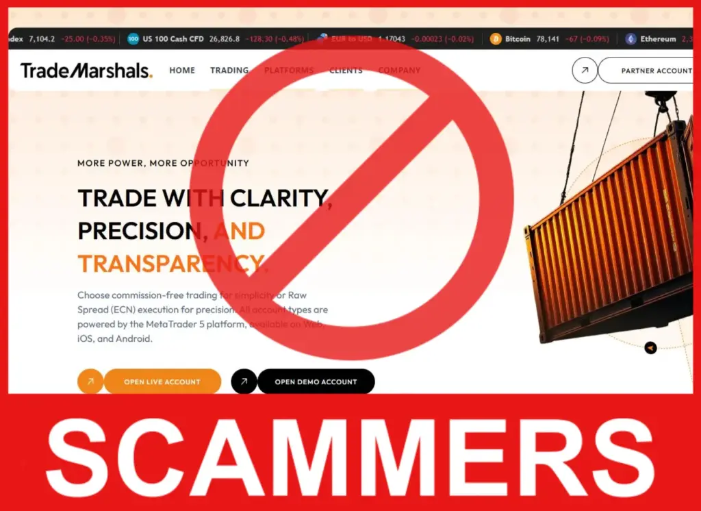 Trade Marshals face screen