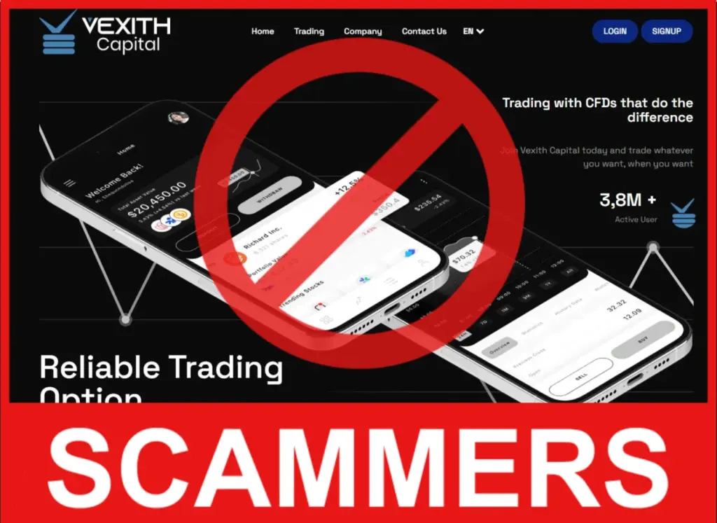 Vexith Capital face screen