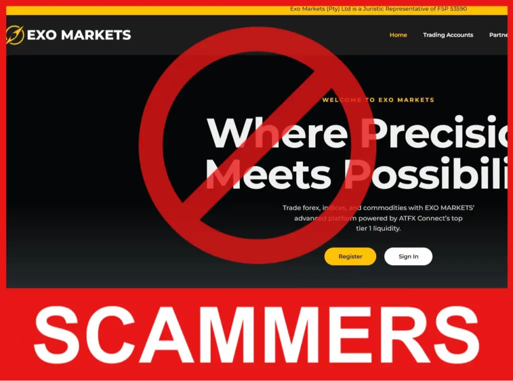 EXO Markets face screen