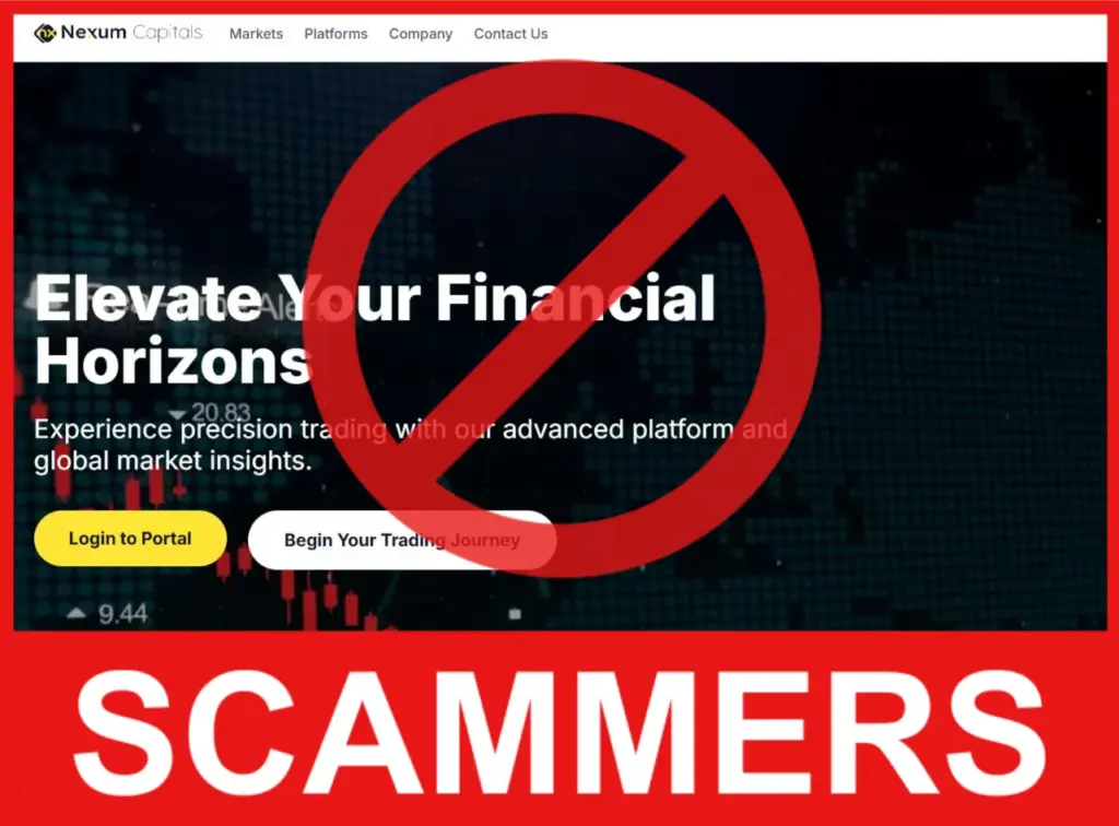 Nexum Capitals face screen