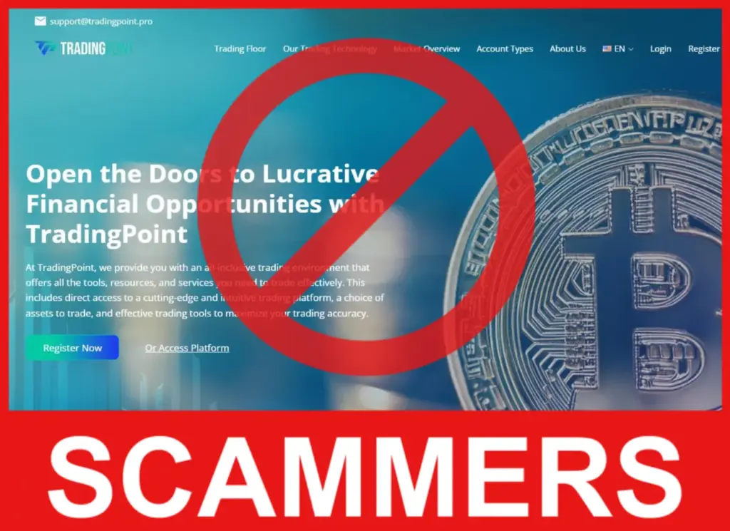 TradingPoint face screen