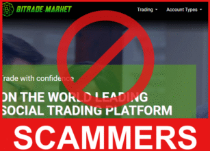 Bitrade Market front side screen