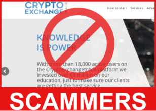 Cryptoexchangetrade front side screen