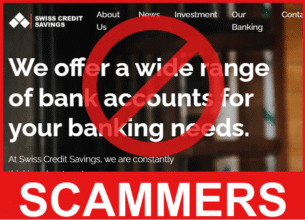 Swiss Credit Savings front side screen