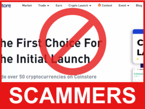 Coinstore front side