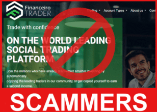 Financeiro Trader front side screen