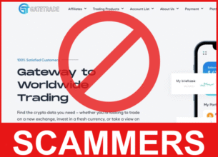 GateTrade front side screen