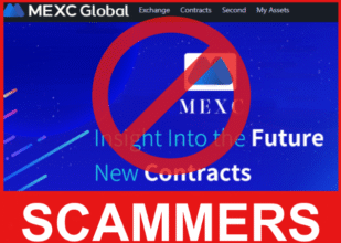 MEXC-btc front side screen