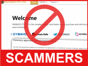 Payinate Pty Ltd front side