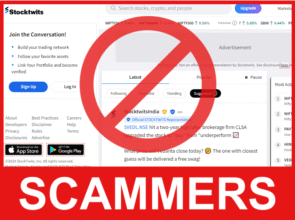 StockTwits front side