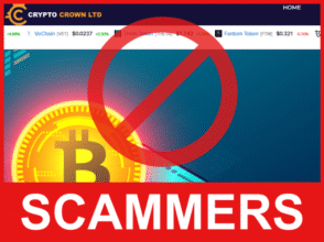 Crypto-crown.com front side