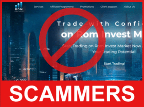 Rom Invest Market front side