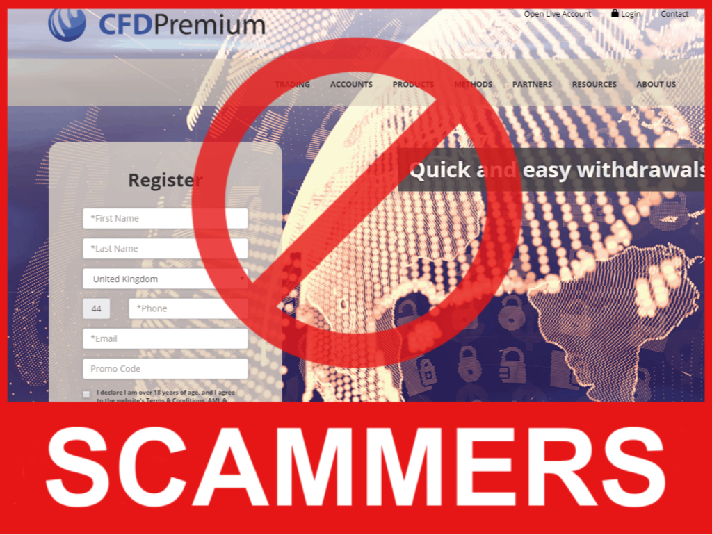 CFDpremium front side