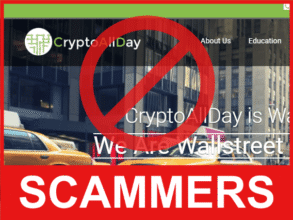 CryptoAllDay front side