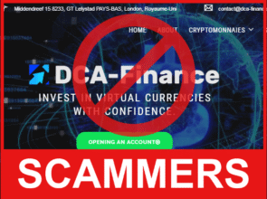 DCA-Finance front side